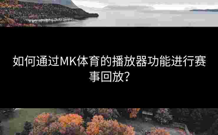 如何通过MK体育的播放器功能进行赛事回放？